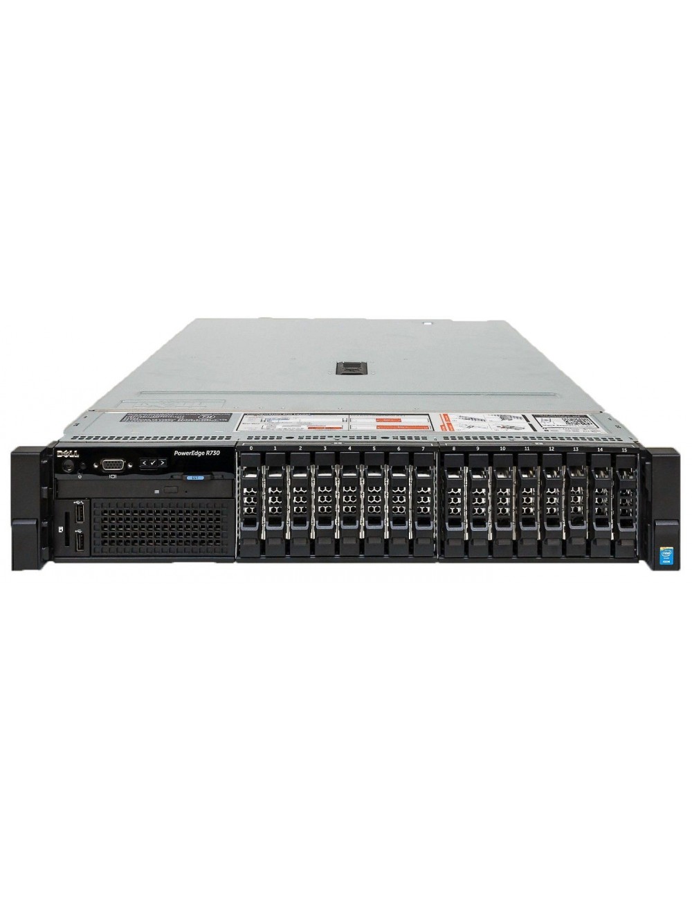 Dell PowerEdge R730 16x SFF, 2x E5-2660 V3 10C, 128GB RAM, 4x 1,2TB 10k SAS, H730 1GB, 2x 750W PSU