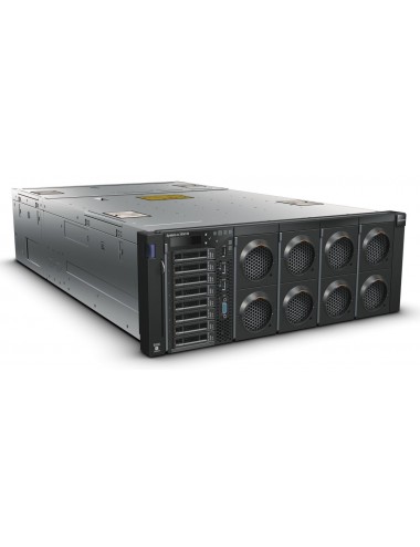 IBM System x3850 X6 8x SFF, 4x E7-4890 V2 15C, 256GB RAM, 5x 960GB SSD, 4x PSU, RACK RAILS